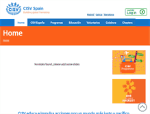 Tablet Screenshot of es.cisv.org