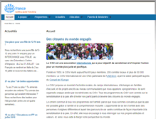 Tablet Screenshot of cisv.fr
