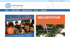 Desktop Screenshot of cisv.dk